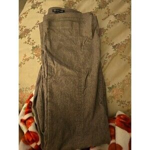 Versona Womens Flare Stretch Pants Brown Size 8 Cut Hem Flare  Leg